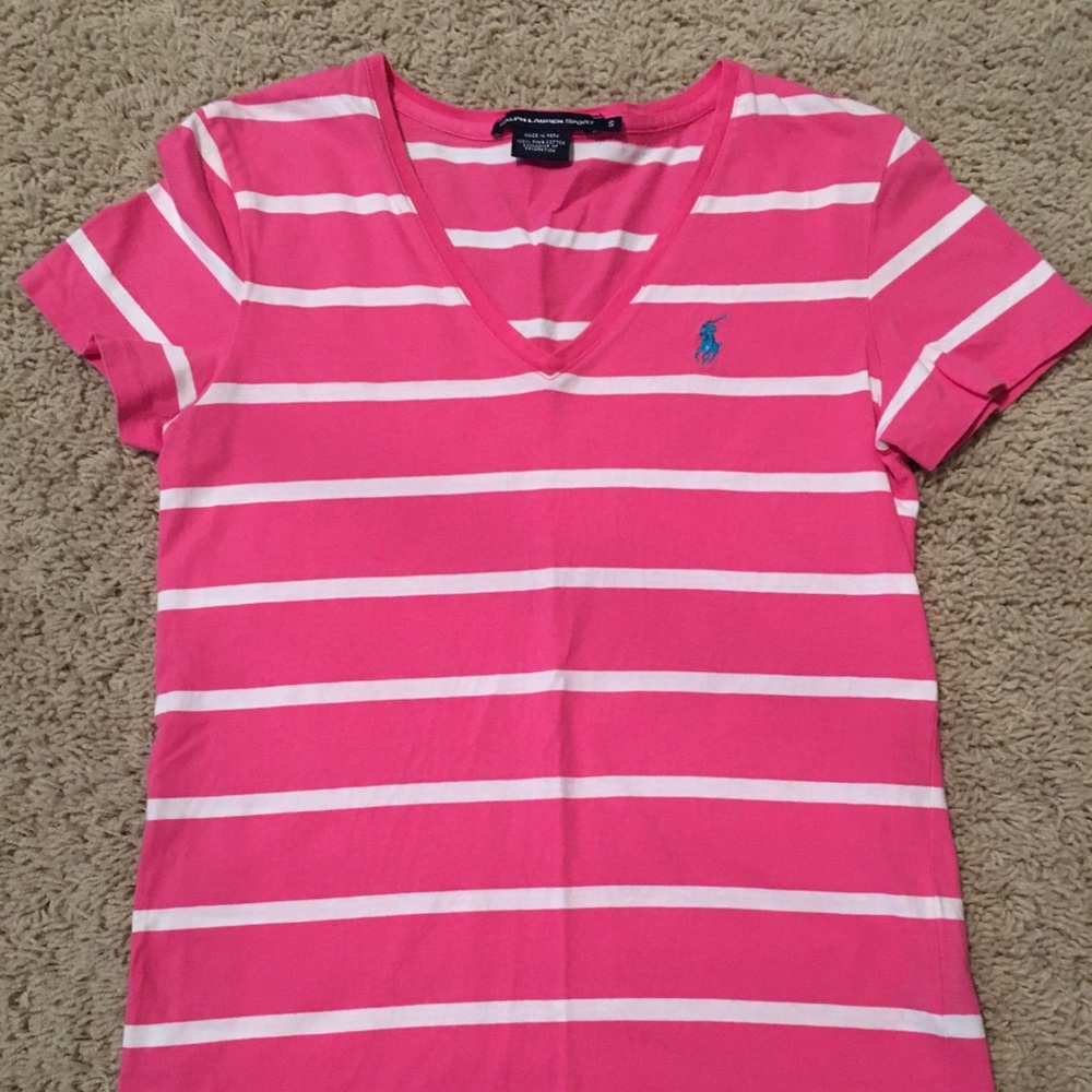 Ralph Lauren Sport v-neck shirt, size S